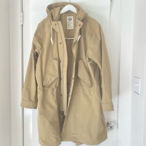 DOCKERS x TRANSNOMADICA Parka with hood.